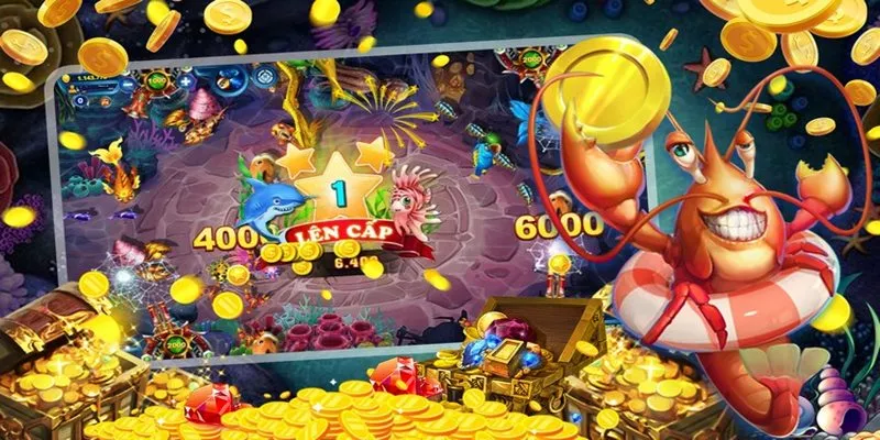 Game bắn cá ăn xu cung cấp nhiều loại vũ khí, tính năng hiện đại