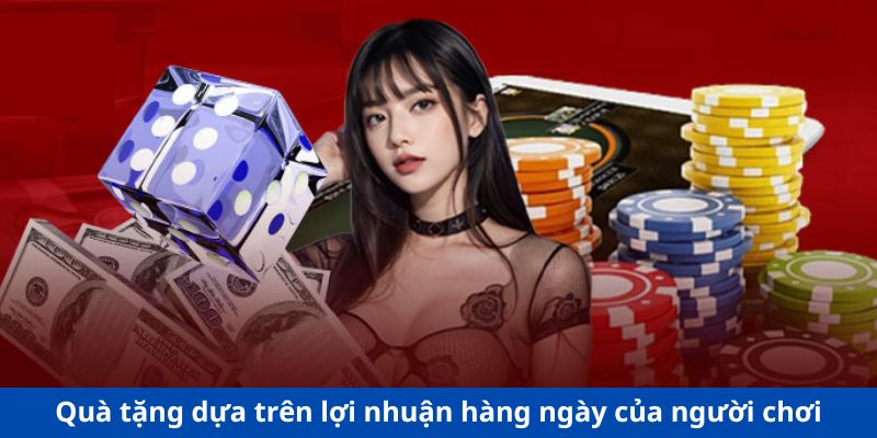 Quà tặng dựa trên lợi nhuận hàng ngày của người chơi